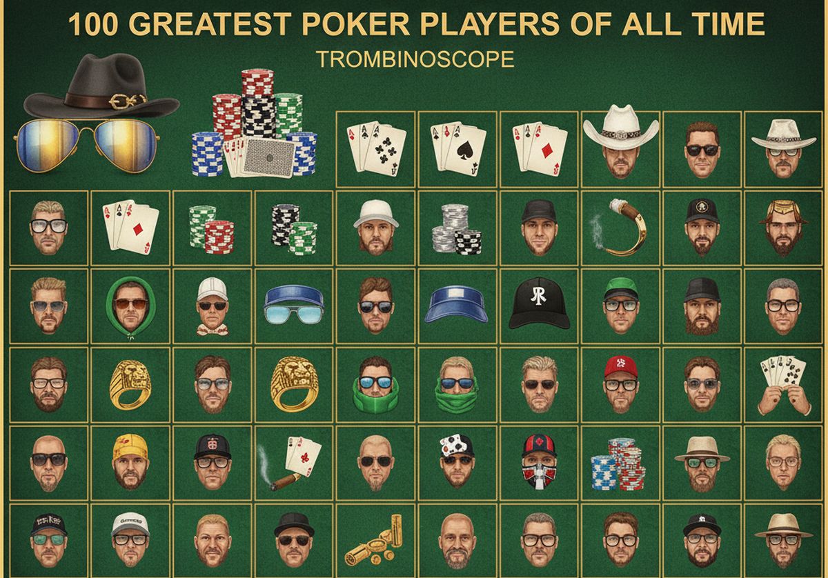 Les 100 plus grands joueurs de Poker du monde